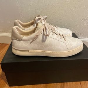 Men's Coach sneakers"chalk" white  NIB 9-1/2D